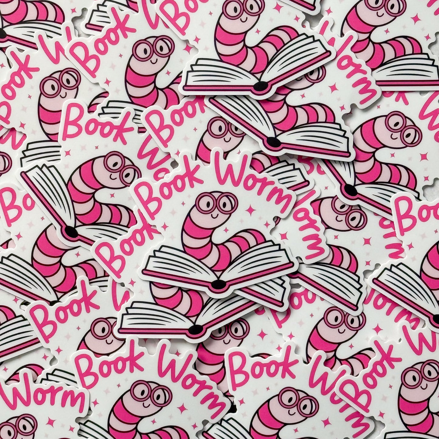 Book Worm Sticker