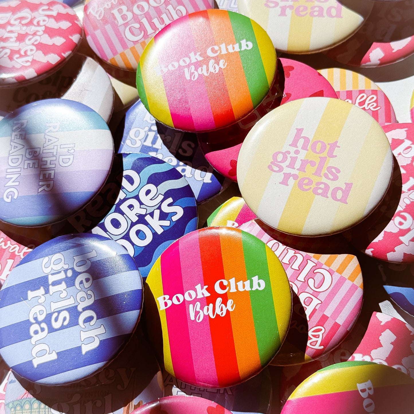Bookish Buttons
