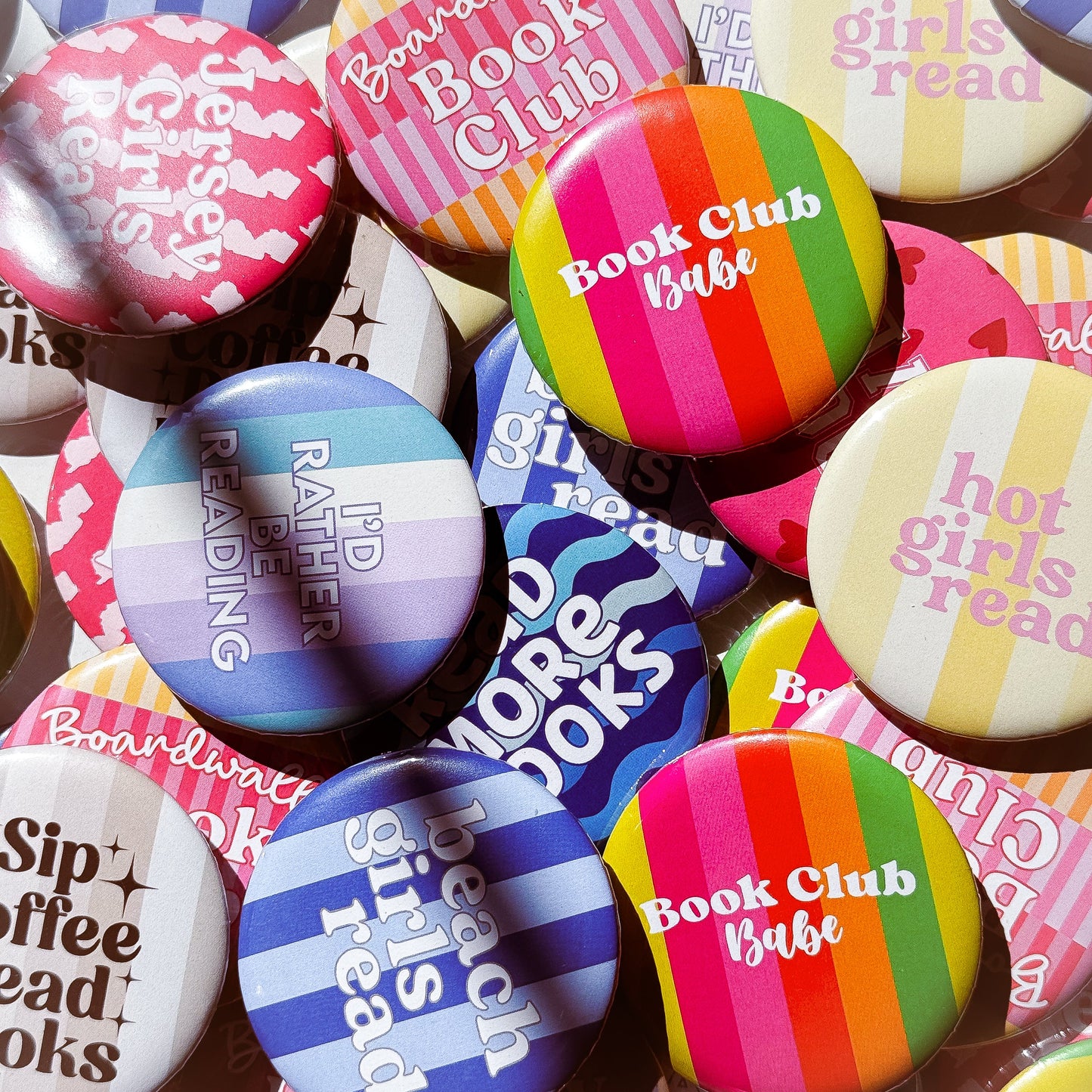 Bookish Buttons