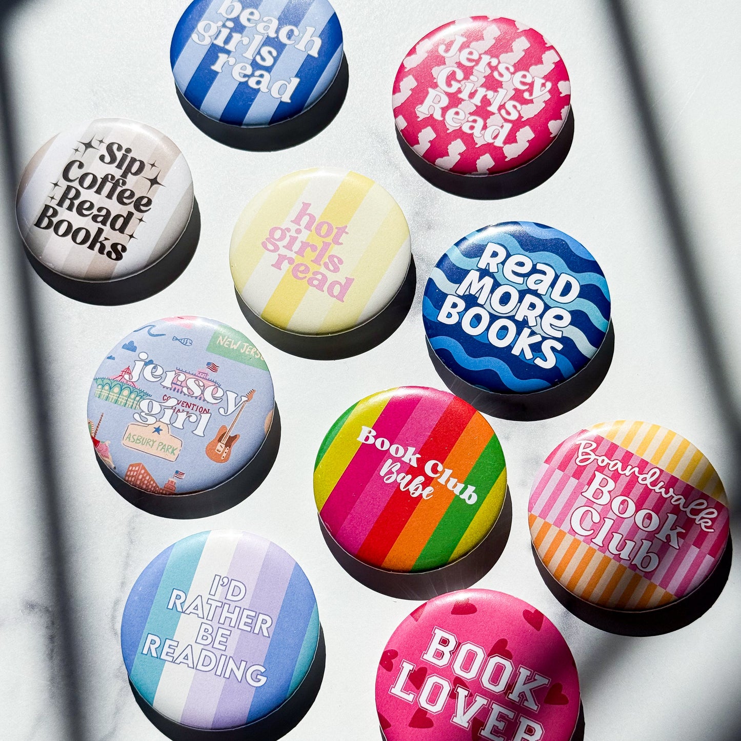 Bookish Buttons
